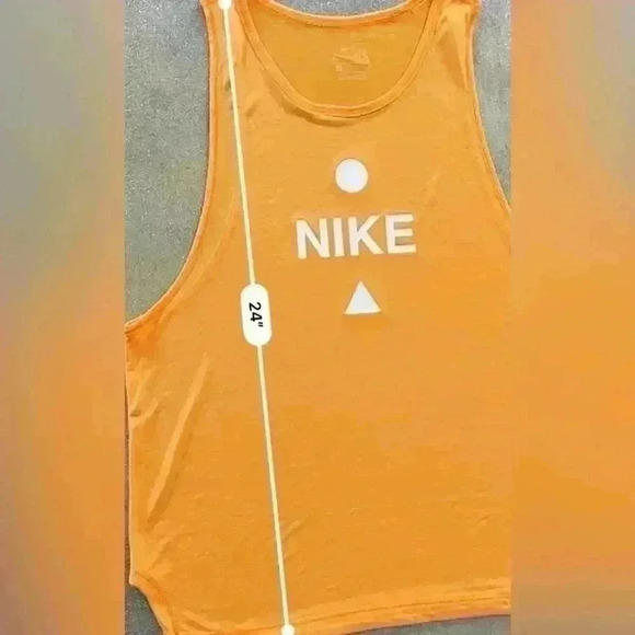 Nike Icon Clash Dri-Fit Sportwear Performance Running Orange Tank Top (176) - Picture 12 of 14